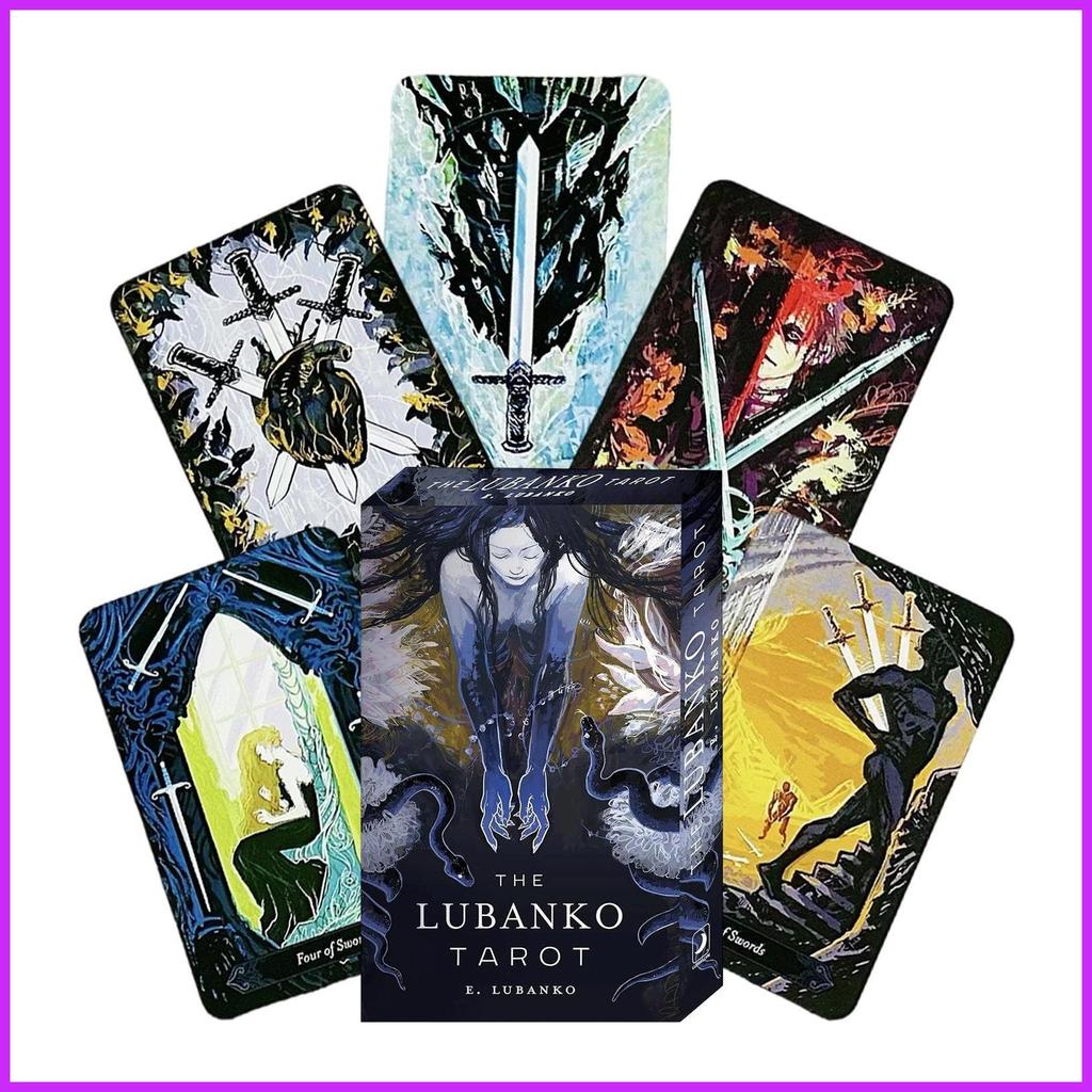 Lubanko Tarot Deck | การเรียนรู้ไพ่ทาโรต์เกมโต๊ะแบบโต้ตอบอ่านไพ่ทาโรต์ชุดสําหรับผู้ชายผู้หญิงเยาวชนวัยรุ่นแม่พ่อภรรยาทาเยน