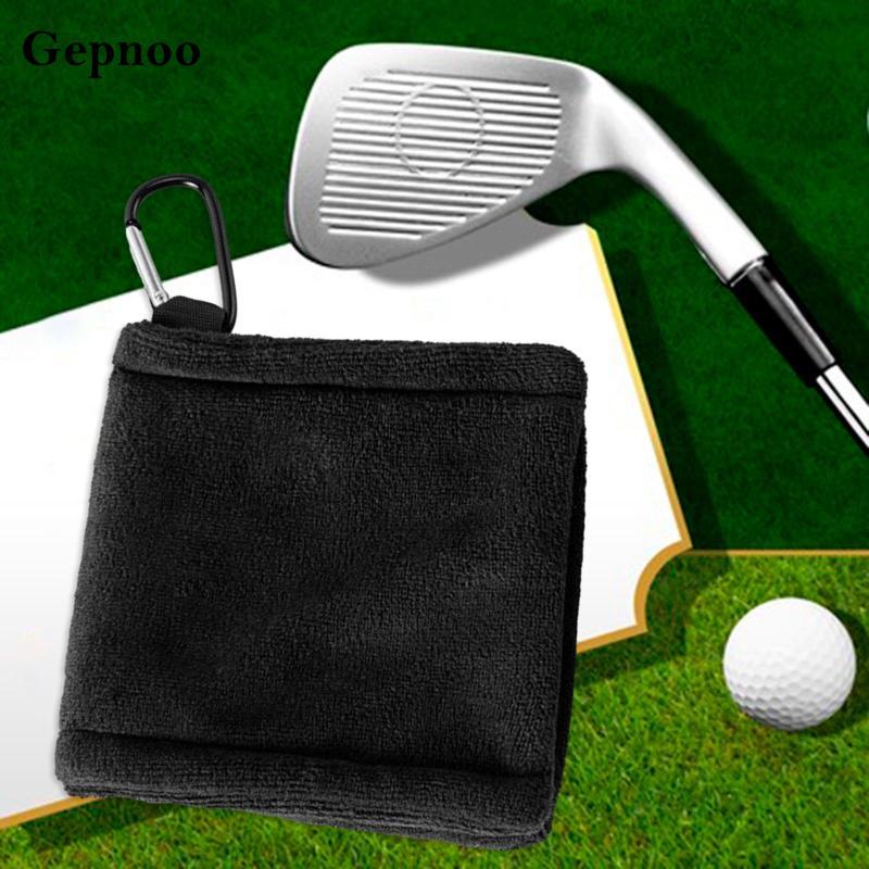 Gepnoo Golf Towel Clip Good Absorbent Golf Bag Towel for Boyfriend Men Golf Fan