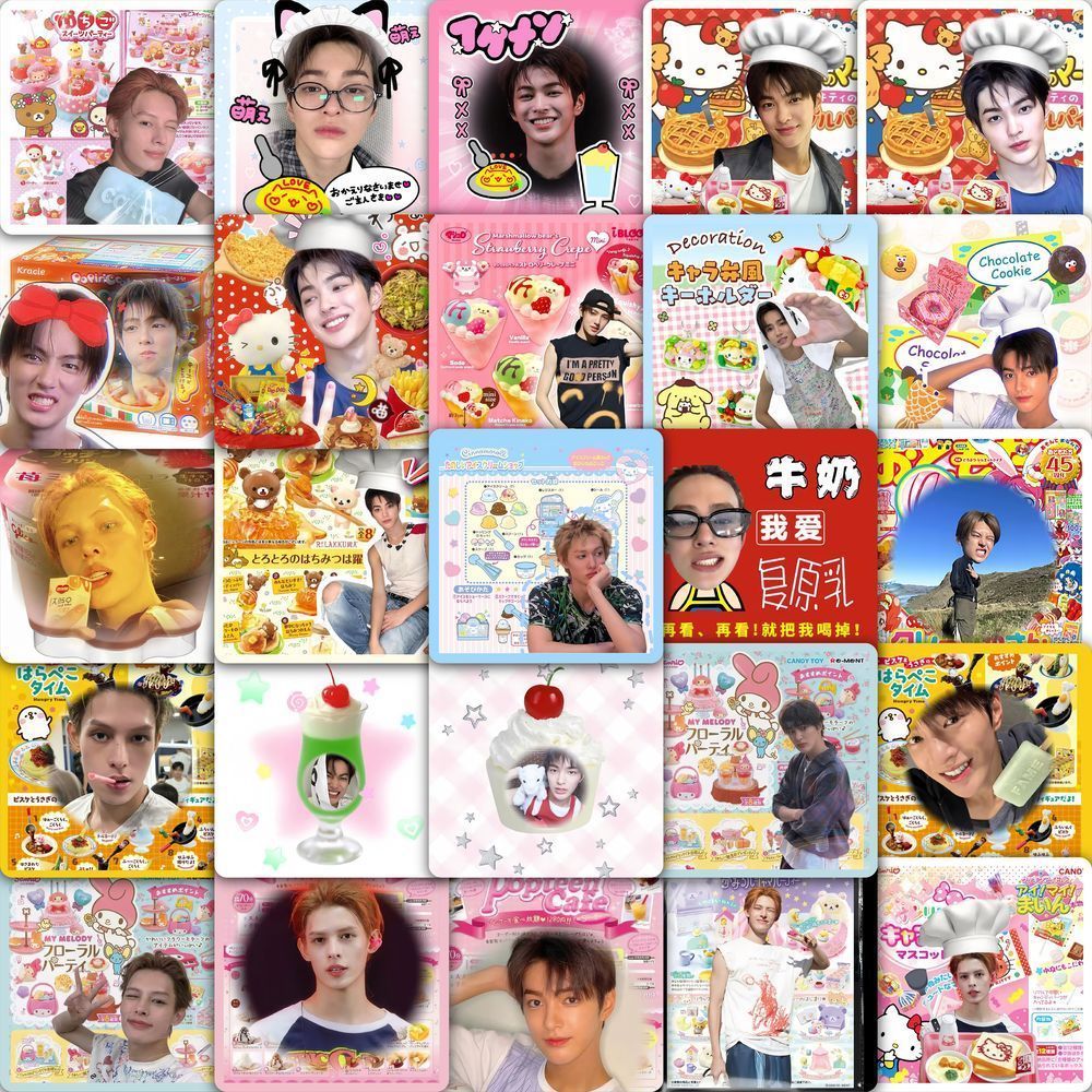 59 แผ่น crotiis Candy ของเล่นสติกเกอร์สร้างสรรค์น่ารัก Kawaii คู่มือสติกเกอร์