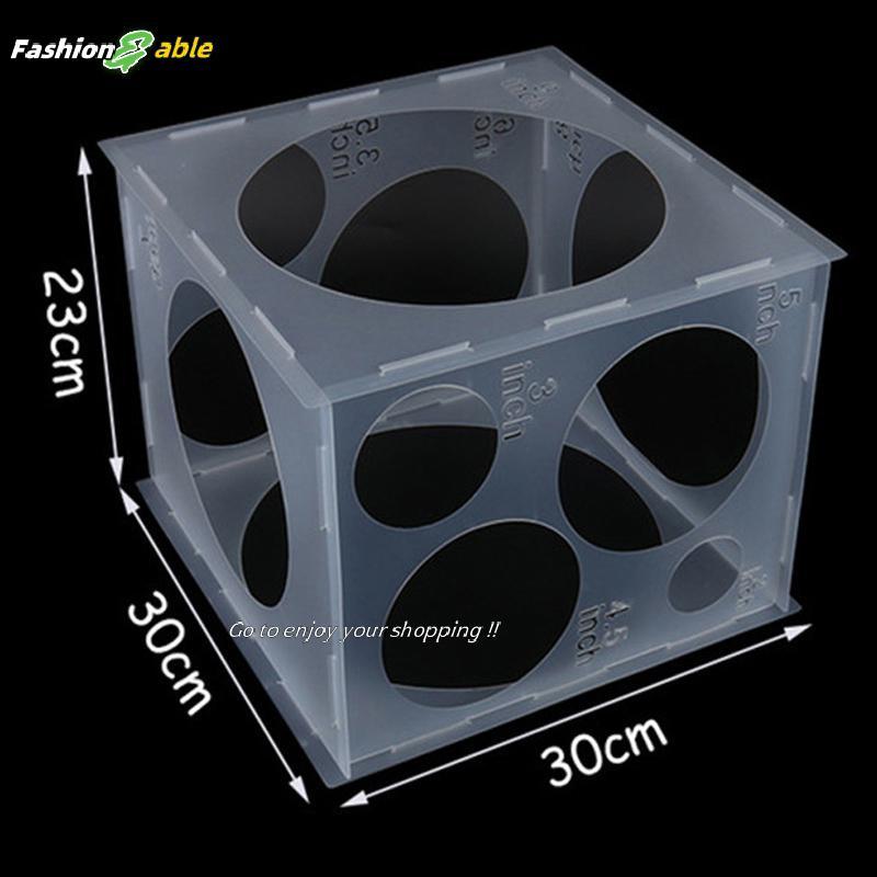 Fashion.shop03 11 Holes Balloon Sizer Box Balloon Arches คอลัมน์บอลลูนเครื่องมือวัดขนาด CAD