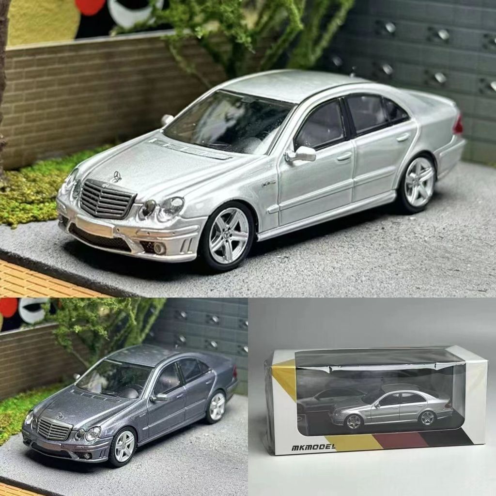 MK MODEL 1: 64 Mercedes-Benz E63 W211 จําลองรถรุ่นคอลเลกชันเครื่องประดับ