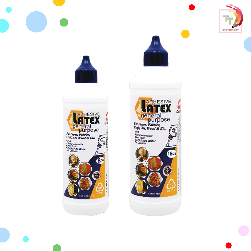 CHUNBE (ชุนบี) กาว กาวลาเท็กซ์ ปริมาณ 20 / 40 / 60 / 120 / 160 / 230 / 460 ml ( 1 ขวด / หลอด ) - รูปที่ 3