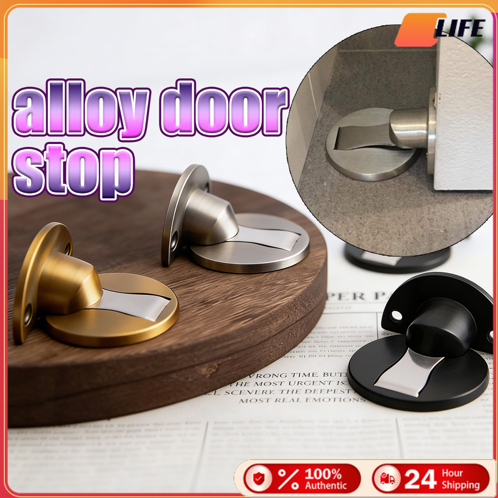 เก็บปลายทาง！กันชนประตู มีแม่เหล็ก DOOR STOPPER วัสดุลูมิเนียม ไม่ต้องเจาะรู ติดตั้งง่าย อุปกรณ์เสริม ป้องกันเสียงรบกวน