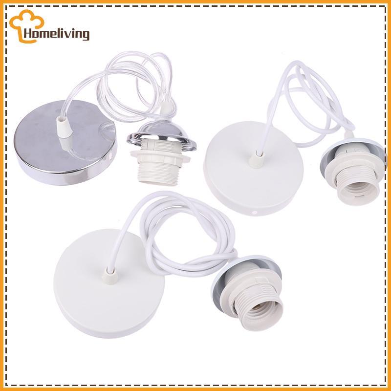 บ้าน Retro E27 โคมไฟ 1 M/1.5 M ลวดโคมไฟเพดาน Soet โคมไฟฐานสําหรับจี้ไฟ TH