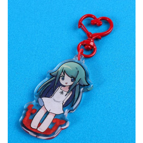 Horror/Denpa Saya no Uta porte-clés acrylique pailleté 2.5 pouces | วิซูเอลโรมัน | สยองขวัญ PRÉCOMMA