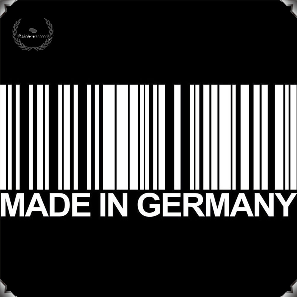 [Rm] 156 x 68 ซม. MADE IN GERMANY Bar Code Cool Vinyl Decal Car Sticker Accessories