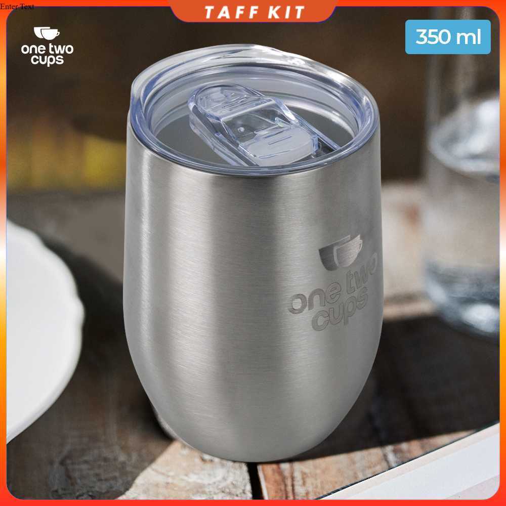 แก้วกาแฟ One Two Cups Egg Shaped Stainless Steel 350ml - TR-321