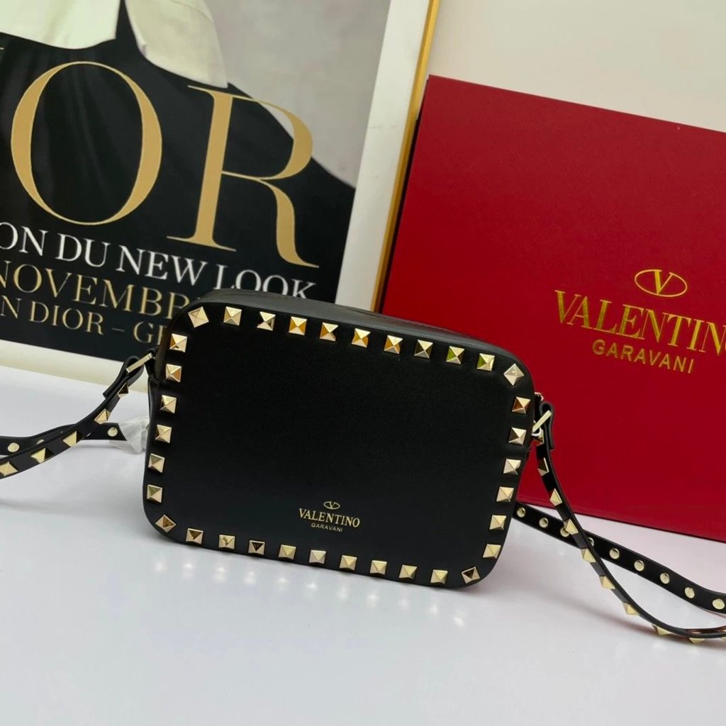 กระเป๋ากล้องหนัง Valentino Valentino กระเป๋าสะพายหนังแท้