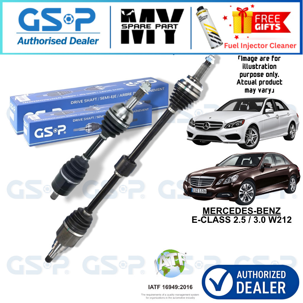 - - GSP DRIVE SHAFT สําหรับ MERCEDES-BENZ E-CLASS 2.5 / 3.0 W212(AUTO/MANUAL)