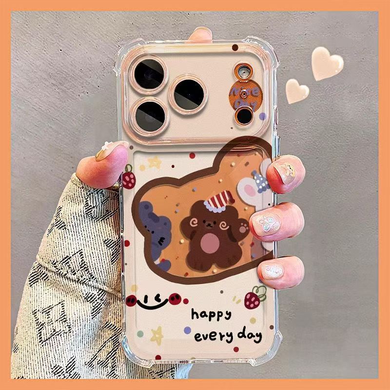 Quick-กันกระแทกสี่มุม เคสไอโฟน iPhone 17ProMax 16 ProMax 15/14 Pro 14 Plus 13 12 11-ZRQSJFSTKK77