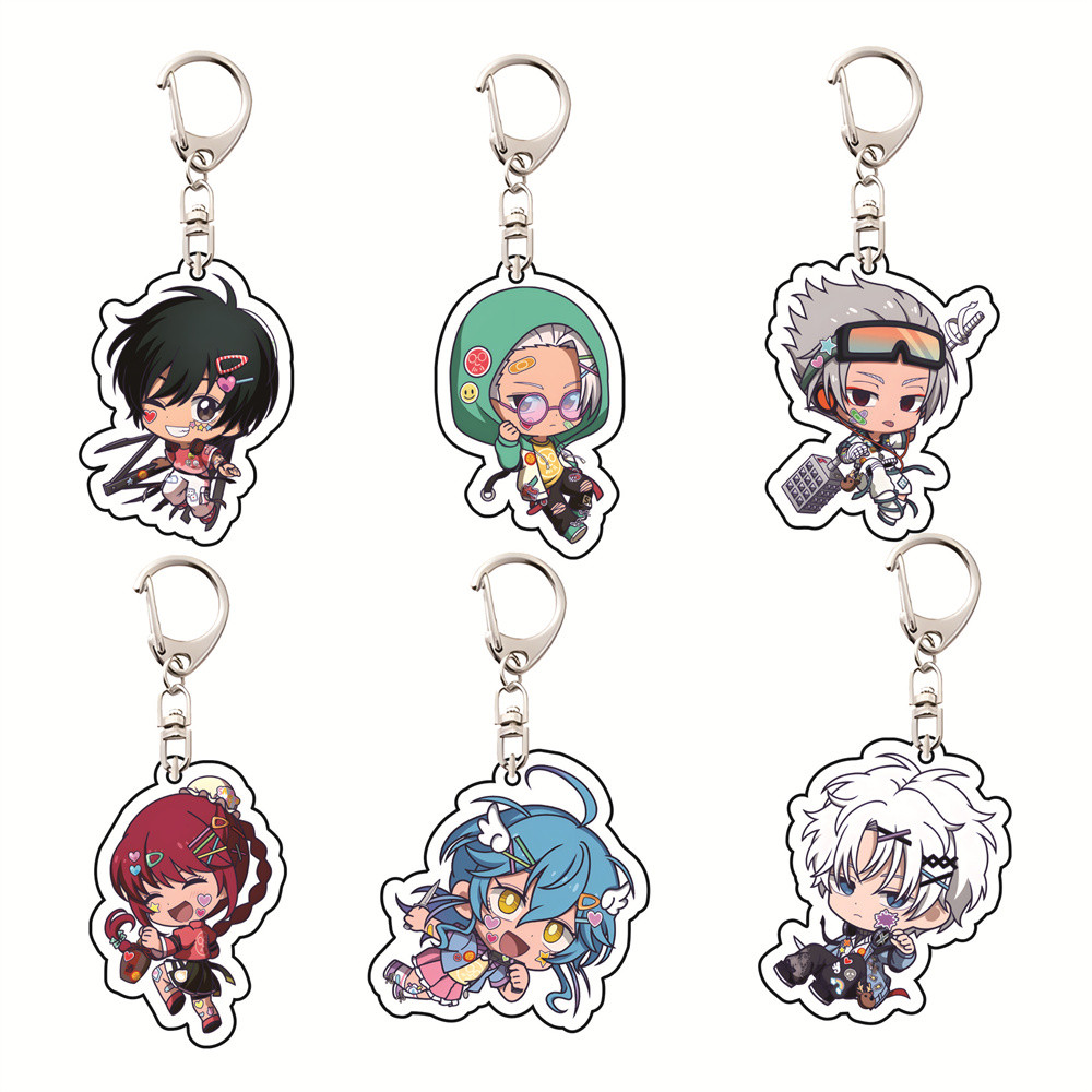 อะนิเมะ Sakamoto วัน 6 ซม.พวงกุญแจอะคริลิค Yoichi Nagumo Osaragi กระเป๋าเป้สะพายหลังอุปกรณ์ตกแต่งของ