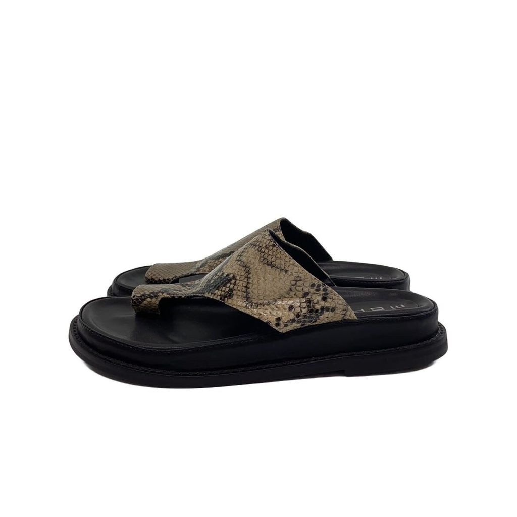 MOHI... Sandals 36 BLK 190242 Direct from Japan Secondhand