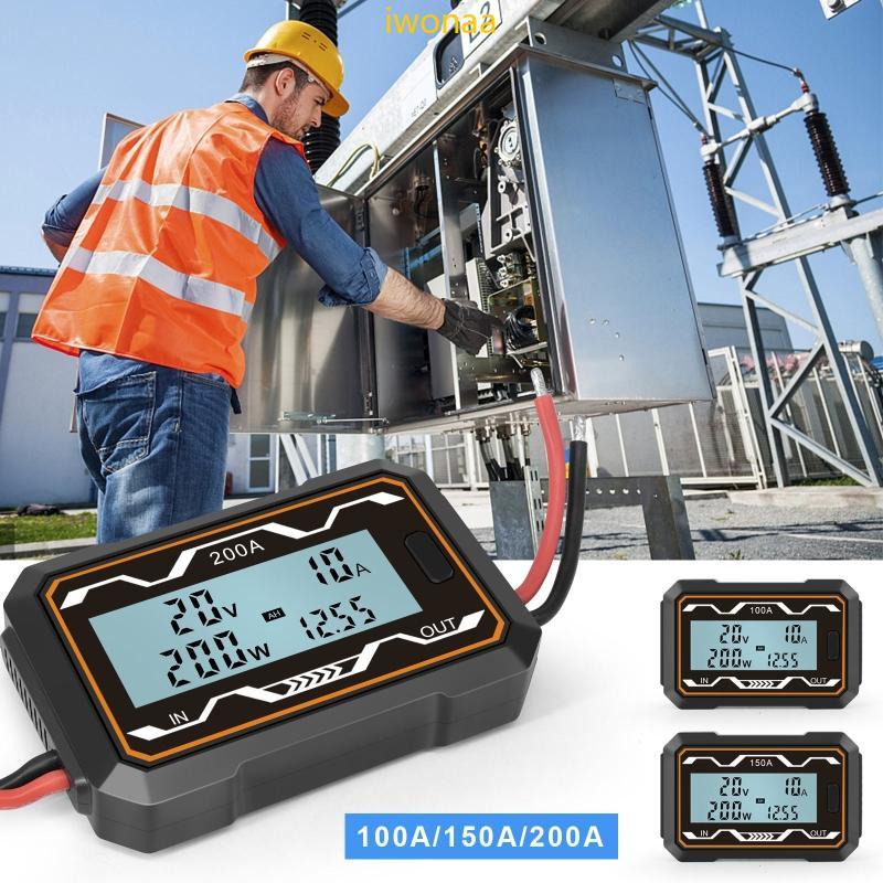 Iwo Power Analyzer Watt Meter เครื่องวิเคราะห์ไฟฟ้า Precision AC แรงดันไฟฟ้า Amp Meter