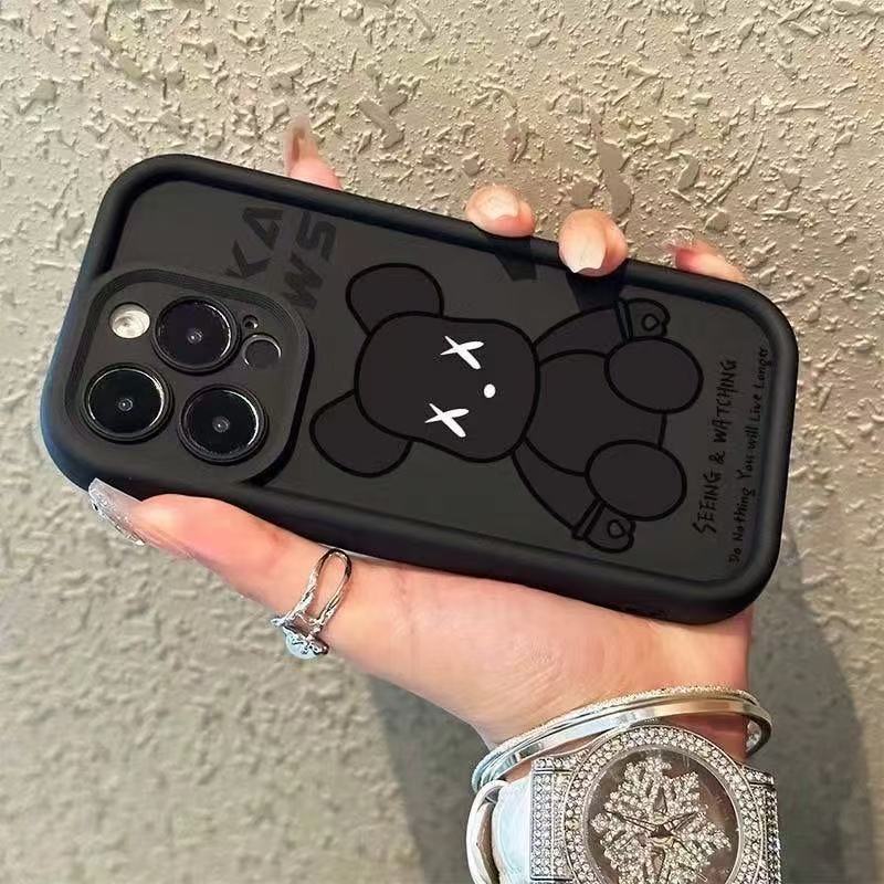 เคส Redmi A3 4G 14C 4G A3X A1+ A2+ Note 14 4G 14 5G 14 Pro 5G 14 Pro Plus เคส การ์ตูนหมีรุนแรงกรณีป้องกันการตก - รูปที่ 2