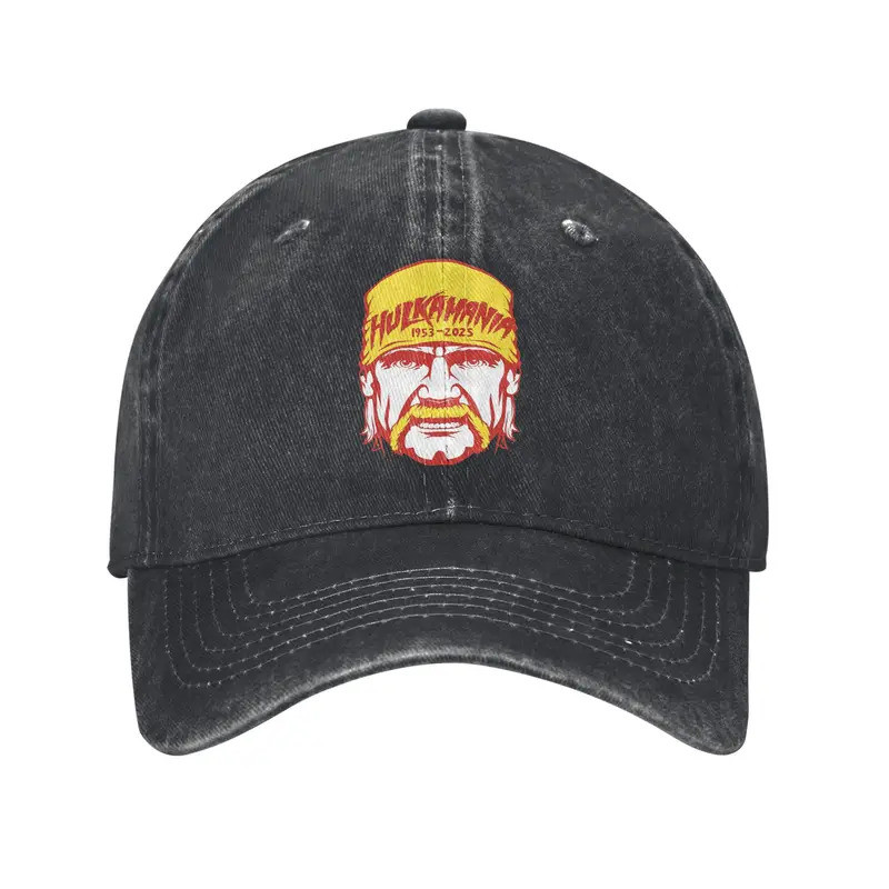 หมวกดีเนมทำลายแบบ Hulk Hogan Hulkamania สำหรับกิจกรรมกลางแจ้งและป้องกันแสงแดด