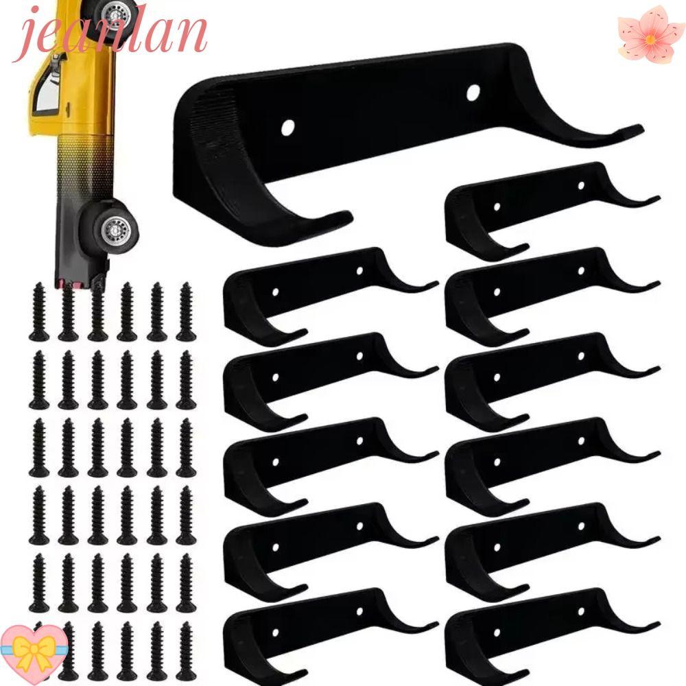 JEANLAN 1/4/8/12PCS Car Display Wall Mount, แบบพกพาประหยัดพื้นที่ Stable Toy Car Holder, ของขวัญ Speed Champion Series Hang Firmly Car Model ตู้โชว์