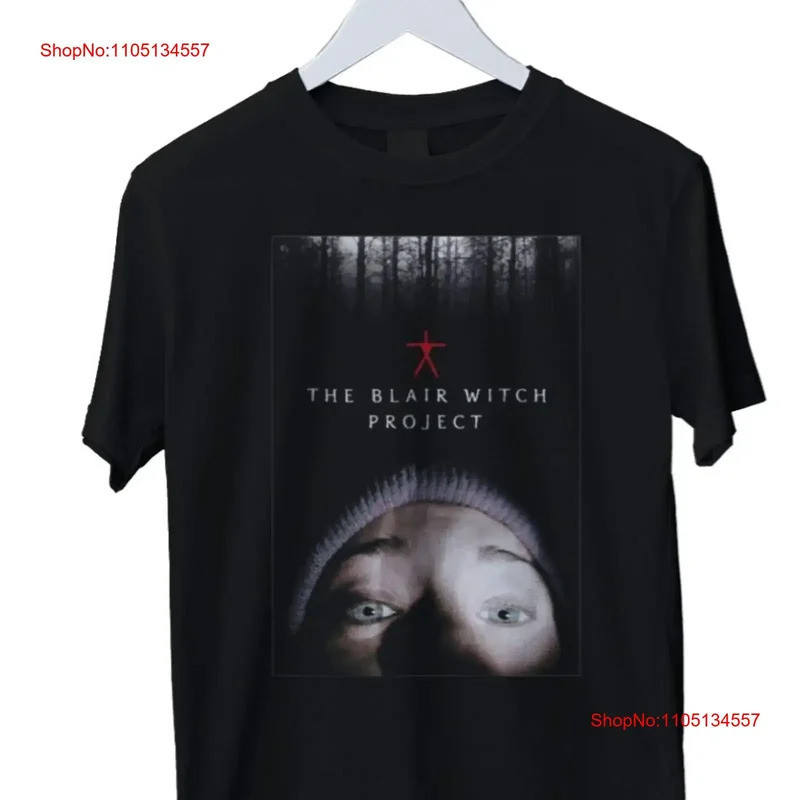 ภาพยนตร์ The Blair Witch Project เสื้อยืดผู้ชาย S M L XL 2 3 4 สีดำขาว วินเทจ สบาย นุ่ม หลากหลาย สตร