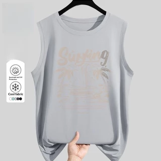 EERSHENSHI Summer Surfing เสื้อยืดแขนกุดผู้ชาย Cool Quick-Drying Breathable Vest
