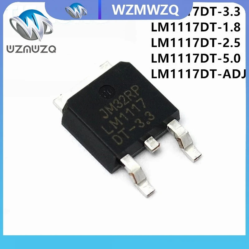 5PCS LM1117DT-3.3 TO252 LM1117-3.3 L1117-33 LM1117DT TO-252 LM1117DT-1.8 LM1117DT-2.5 LM1117DT-5.0 L
