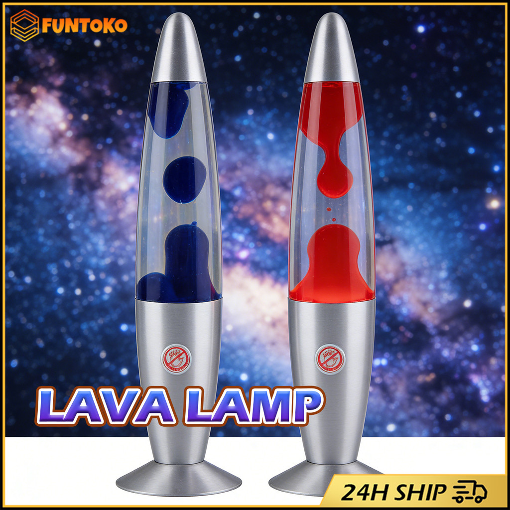 สินค้ามีคุณภาพ Lava lamp โคมไฟลาวา LEDโคมไฟเดอะซิม ตั้งโต๊ะ แบบเสียบปลั๊ก โคมไฟหัวเตียงกลางคืน ตกแต่งห้อง สไตล์ยุโรป