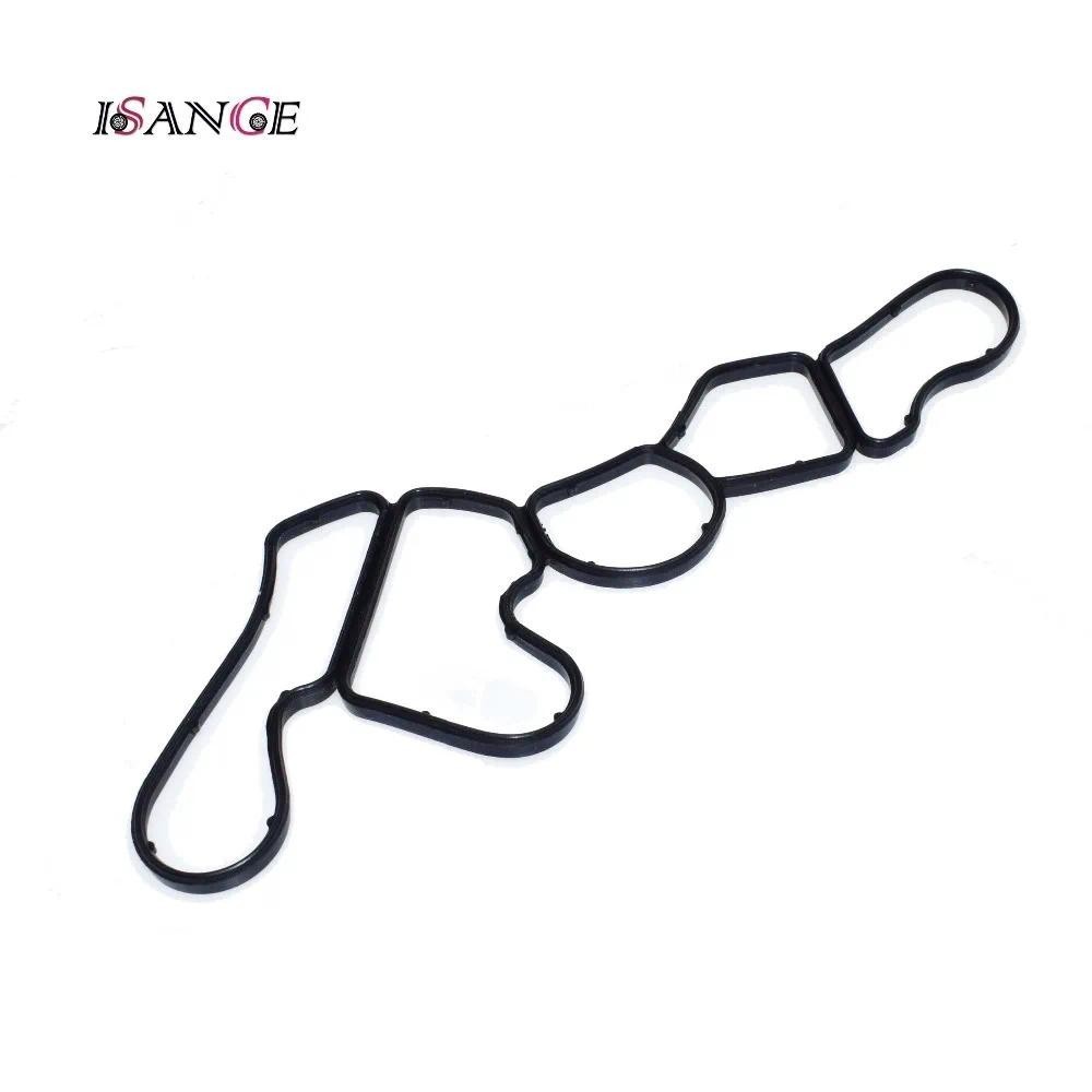 ISANCE ปะเก็นกรองน้ํามันที่อยู่อาศัยฝาครอบเวลาซีลสําหรับ Mercedes-Benz C280 C350 C280 E350 E550 E350