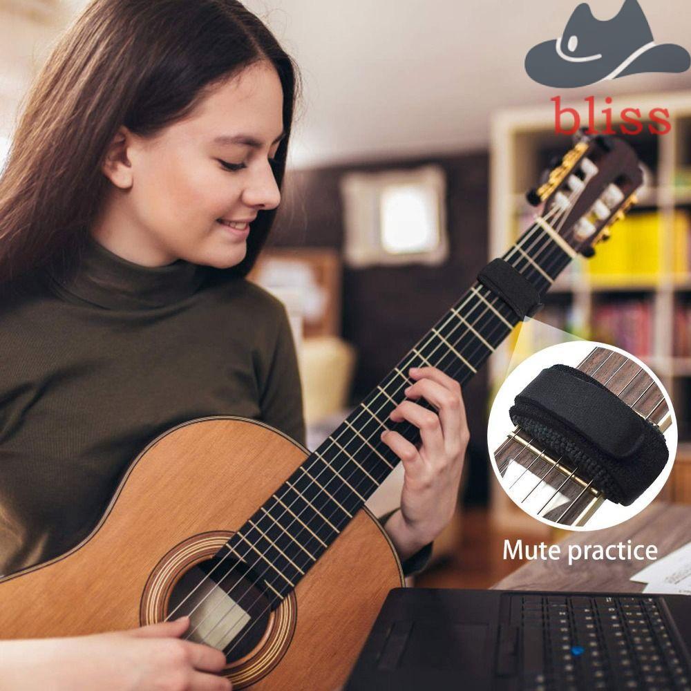 BLISS กีต้าร์ Soundproofing เทป, Plush Guard String เสือดาวพิมพ์สี Fret Wrap, กําจัดเสียงรบกวนติดตั้