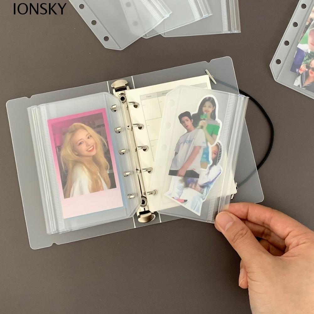 IONSKY 10 ชิ้นเกลียว Binder Divider หน้าแยก, M5 Matte Refill Spiral Page Binder Indexing การ์ด, 5 หล