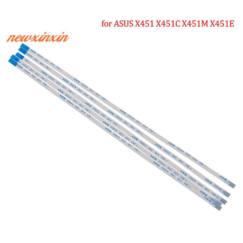 [NT-t] 5 ชิ้นสายสวิตช์แล็ปท็อปใหม่สําหรับ ASUS X451 X451C X451M X451E 6 Pin Flex Cable [ใหม่]