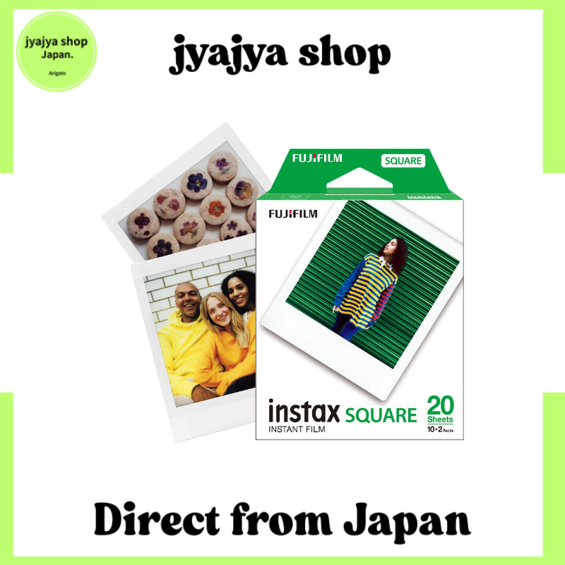 [Direct From Japan]instax ฟูจิฟิล์ม (FUJIFILM) ฟิล์มฟอร์แมตสแควร์ 20 แผ่น instax SQUARE INSTAX SQUAR