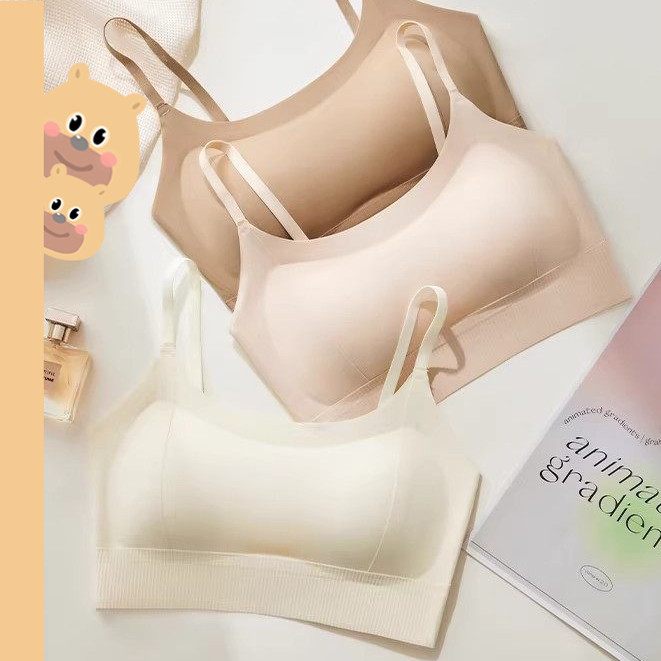 🎀bearbra🎀พร้อมส่ง เสื้อชั้นใน สุขภาพ บราไม่มีโครง บราสวย ผ้านิ่มดี.
