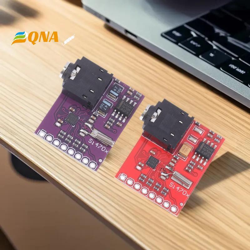 [QNA] Si4703 โมดูลรับสัญญาณวิทยุ FM พร้อมอินเทอร์เฟซ RDS I2C 3.3V สําหรับ Arduino ESP32 DIY โครงการเ