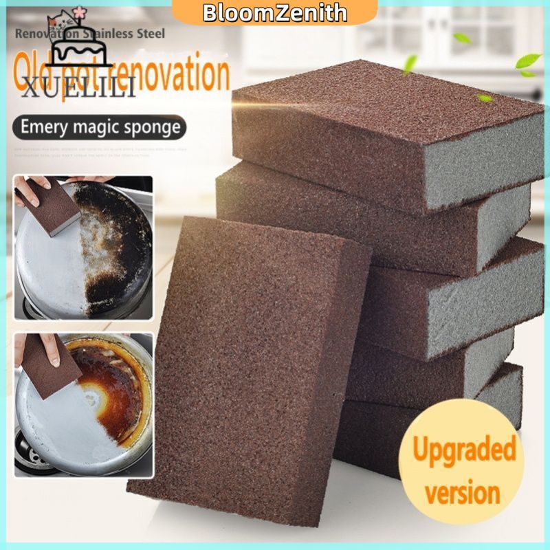 COD🔥 XUELILI Wajan สปอนเซอร์ฟองน้ำขจัดคราบสนิม ฟองน้ำขัดหม้อ อุปกรณ์ทำความสะอาดทนทานสำหรับเครื่องครั