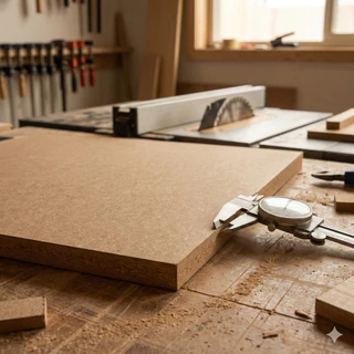 แผ่นไม้ MDF 9 มม. แผ่นตัดสำเร็จ 120x40 120x30 120x20 60x40 ซม. ทำชั้นวาง กั้น รองของ งานเฟอร์นิเจอร์