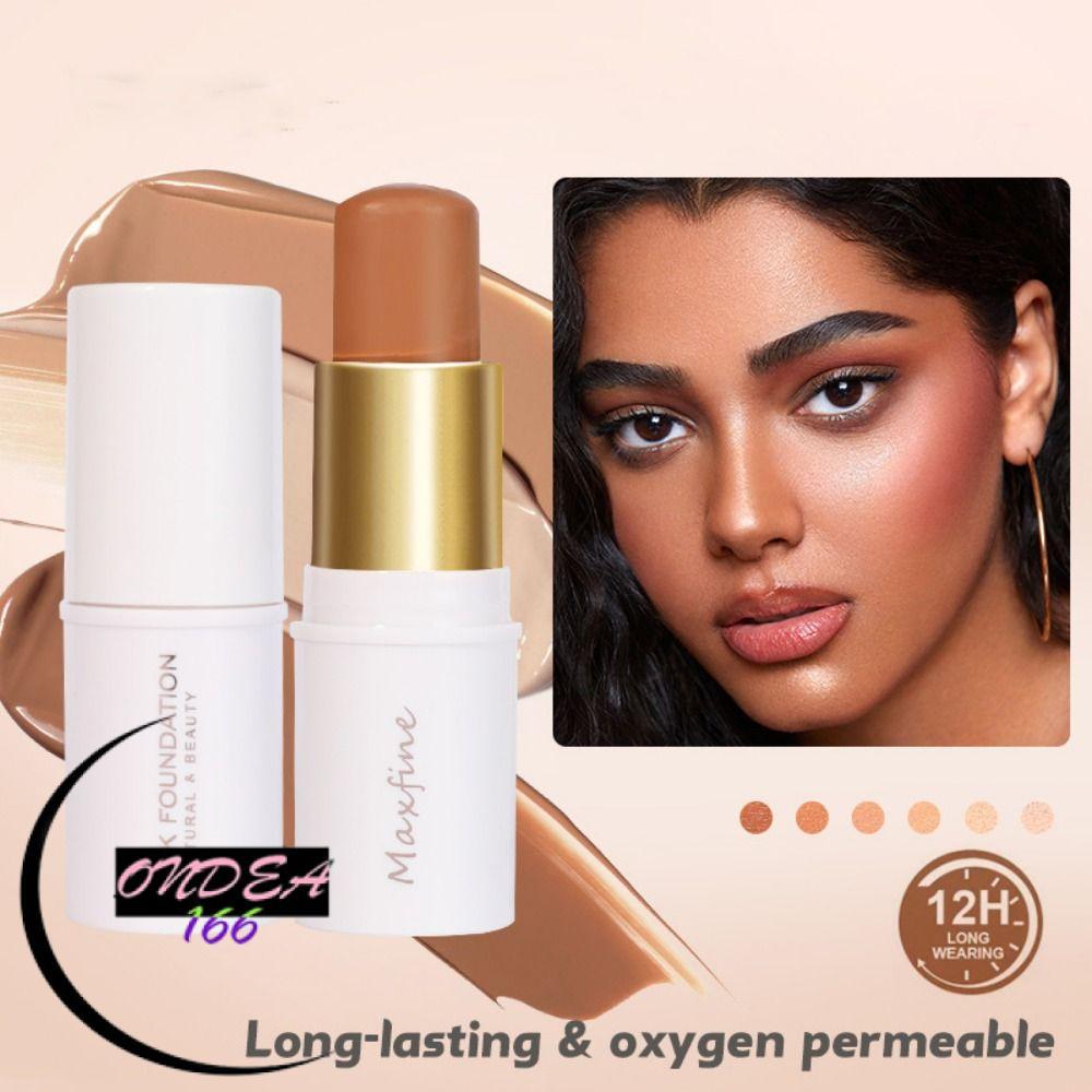 ONDEAL66 แท่งซ่อมแซมความมันวาวสูง, เงาจมูก V-face Highlight Blush Highlighter Stick, Contour Neutral