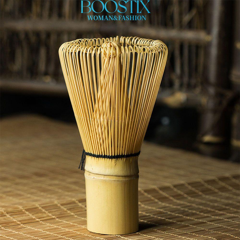 BOOSTIX 80 Fringe Bamboo Brush Home Kitchen Green Tea Matcha Bamboo Accessories