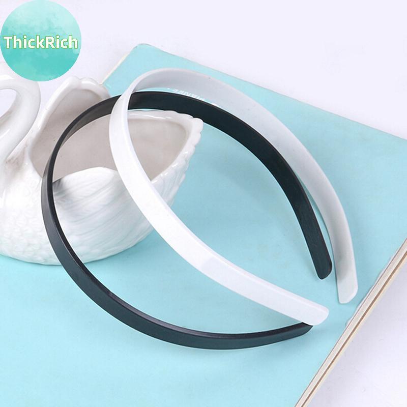 ThickRich 10 ชิ้น 12 มิลลิเมตรพลาสติกธรรมดา s DIY เครื่องประดับผม MY