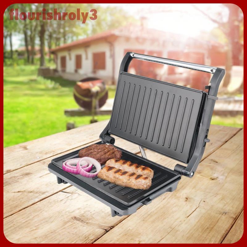 [Flurish] Panini Press Grill Sandwich ทําความสะอาดง่ายผู้ผลิตอาหารเช้าขนาดกะทัดรัดผู้ผลิต Panini สํา
