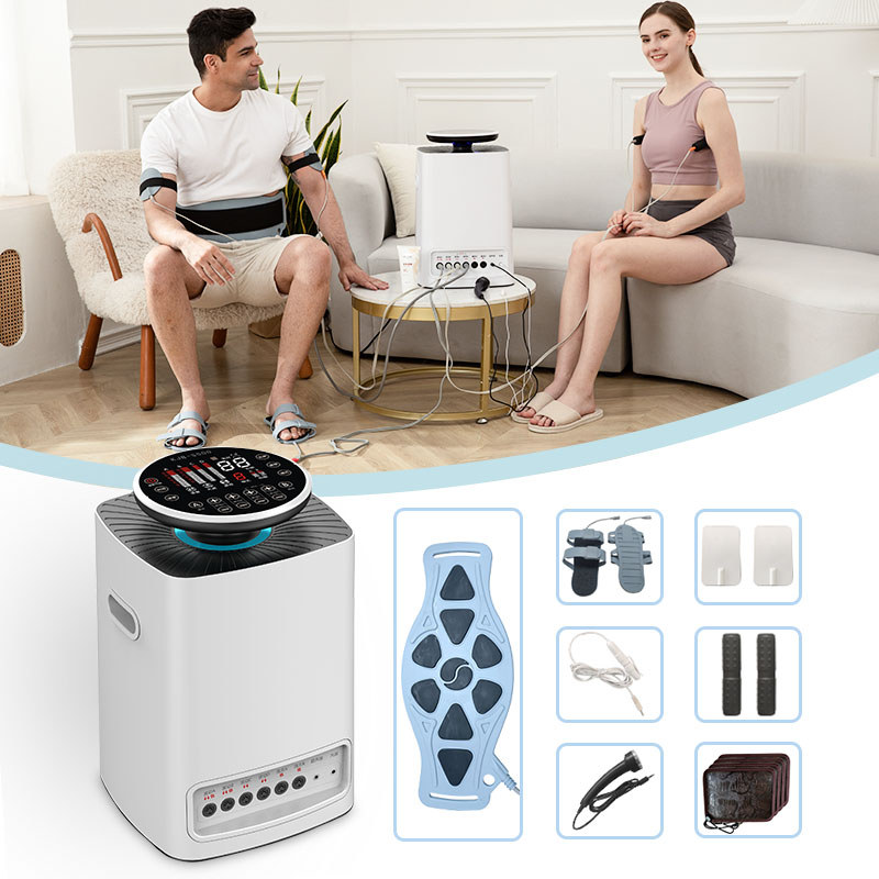 ODM OEM ไฟฟ้า Meridians เครื่องนวดเครื่องบําบัดอัลตราโซนิกอุปกรณ์ความงามสําหรับร่างกายด้วย EMS เท้าค