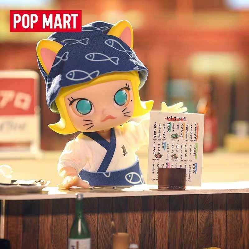 P POPMART POPMART Molly Sushi Meow Sushi Cat bjd Action Figure Jasmine Big Baby อินเทรนด์เล่นรูป