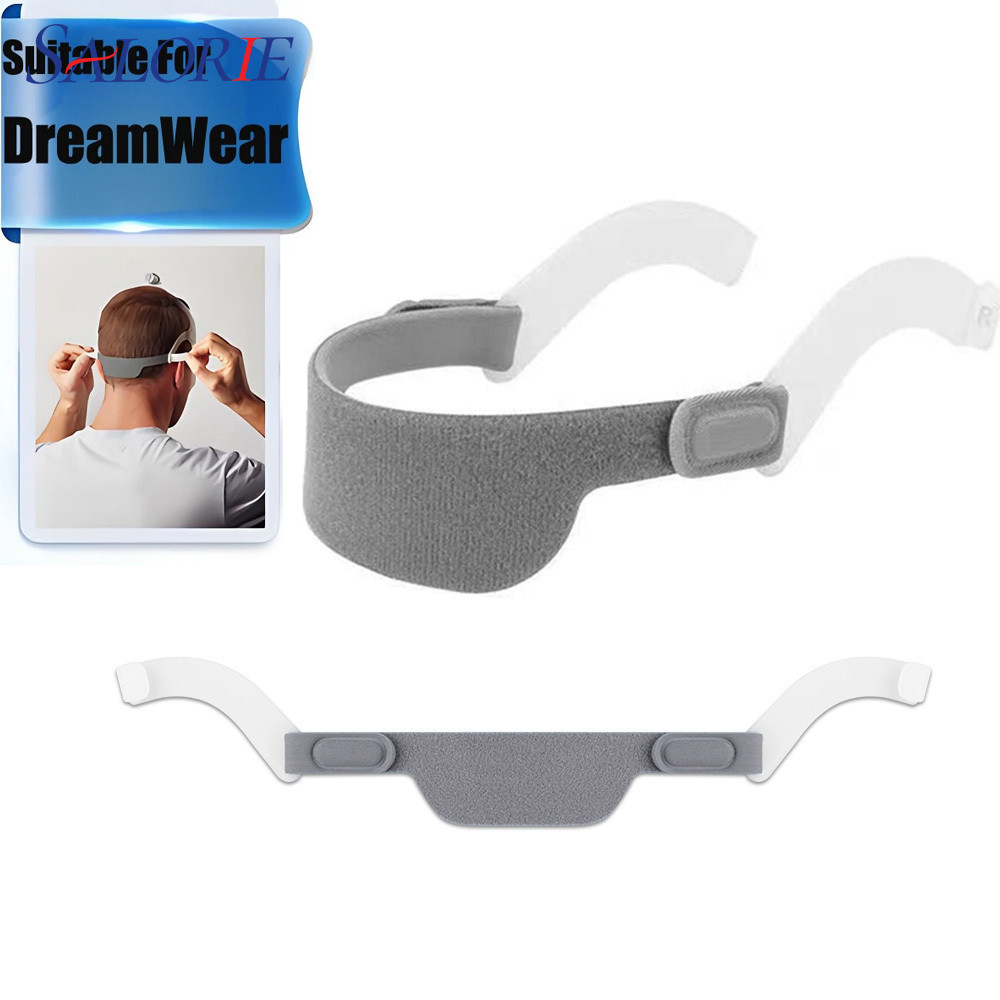 หมวกพร้อมแขนเปลี่ยนสําหรับ Dreamwear อุปกรณ์เสริมสายรัดหัวอ่อนแบบปรับได้สําหรับเครื่อง CPAP รองรับคงที่ระบายอากาศได้