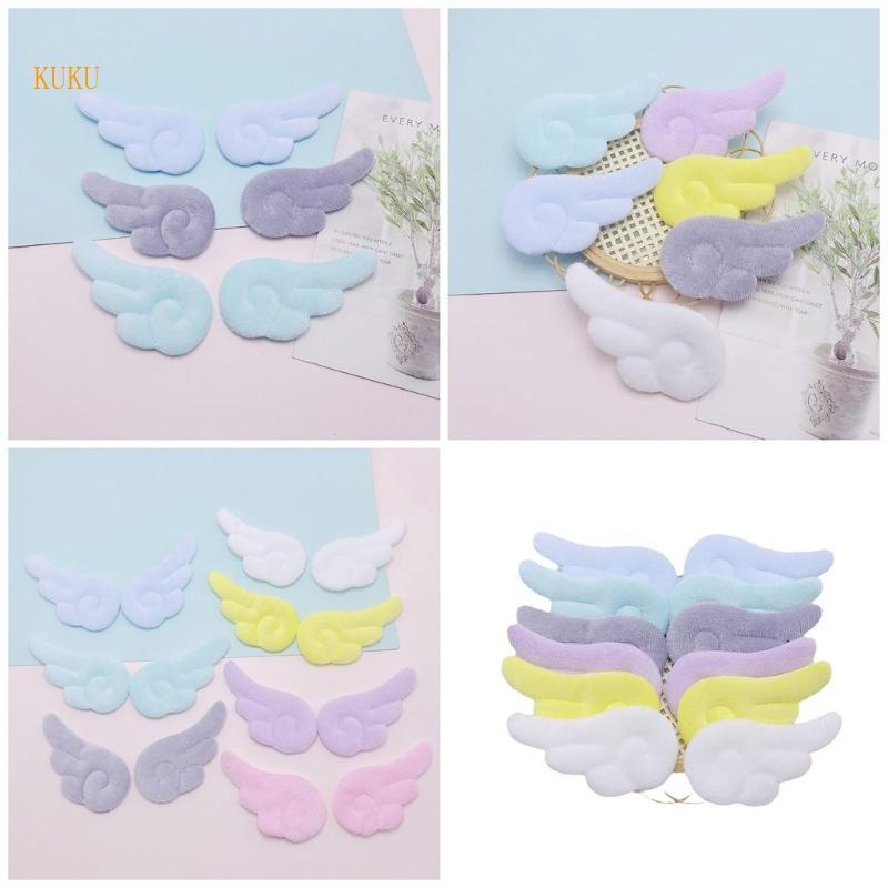 แพทช์แบบ Angel Wing 10 ชิ้น ใช้งานได้ในงานDIY เช่น ตกแต่งตุ๊กตา ถุงมือ เสื้อผ้า และกระเป๋า
