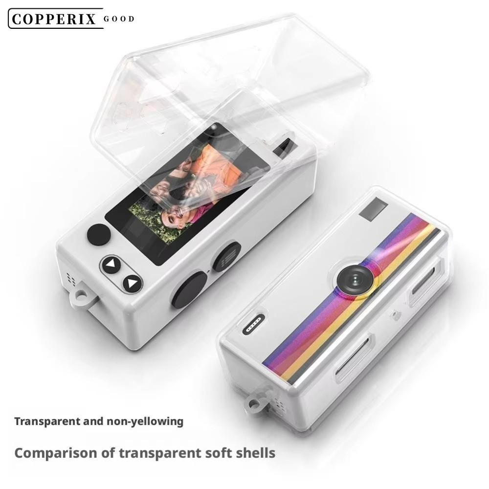 COPPERIX สําหรับป้องกันกล้อง Kodak, กล่องกันฝุ่นโปร่งใสกันกระแทก, อุปกรณ์เสริมกล้อง TPU กล่องเก็บกล้อง