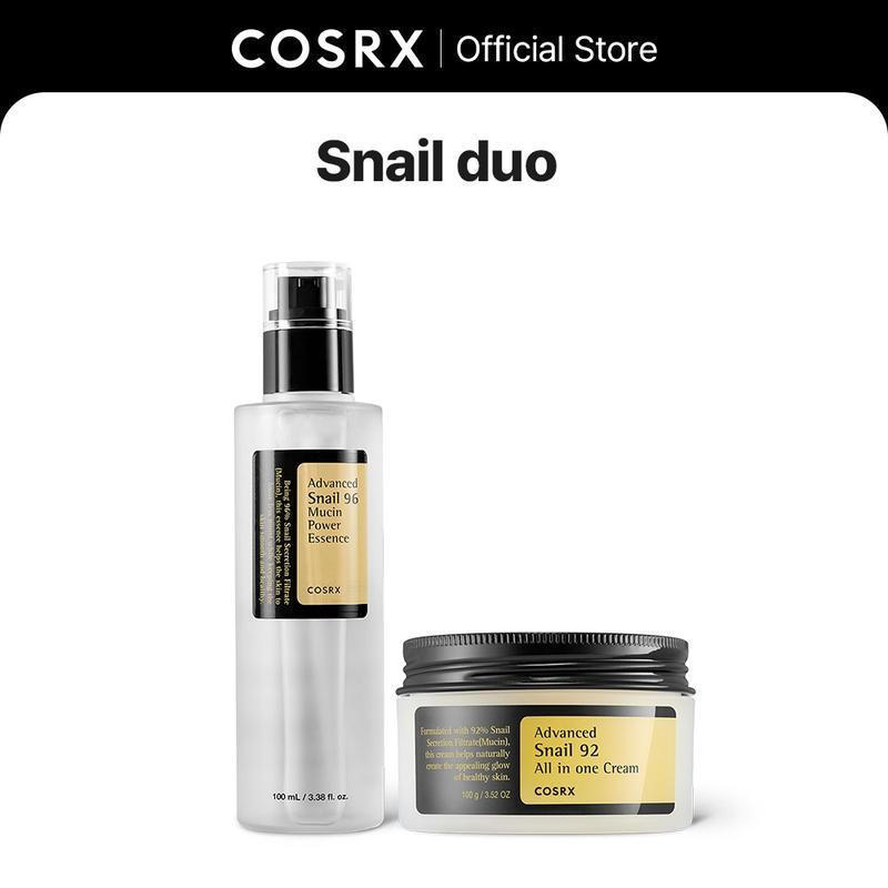 COSRX OFFICIAL Snail Essence and Cream DUO SET_Advanced Snai