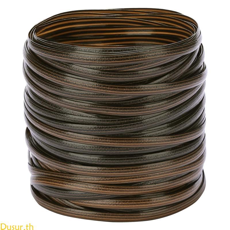 Dusur 220ft หวายซ่อมวัสดุริบบิ้นแบนสําหรับลานสวนเฟอร์นิเจอร์เก้าอี้หวาย