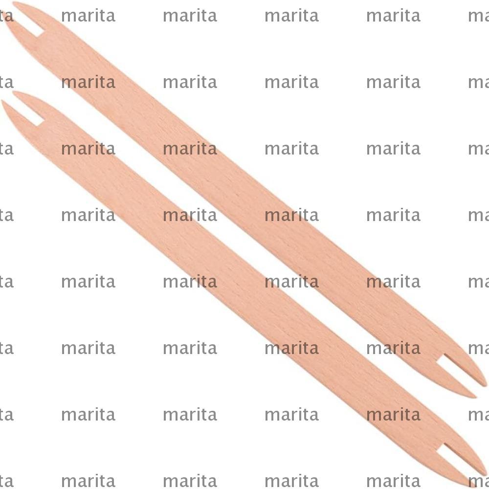 MARITA Weaving Loom, ไม้ 30*2.3 ซม.ทอผ้าเครื่องมือ, รถรับส่งเรือ 2 ชิ้น Log สีทอผ้า