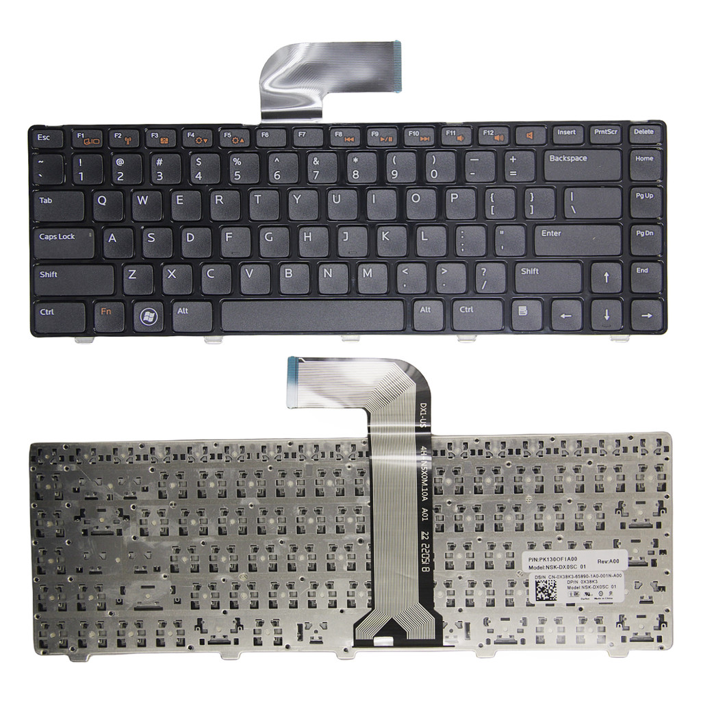 แป้นพิมพ์ Dell Dell N4110 N4050 N4120 N311Z M4110 M404040 M411R ใหม่ล่าสุด