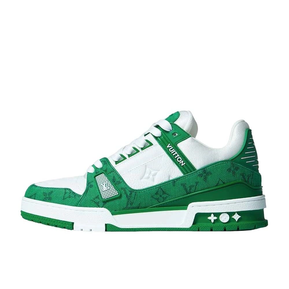 Louis Vuitton LV Trainer Sneaker Green Unused