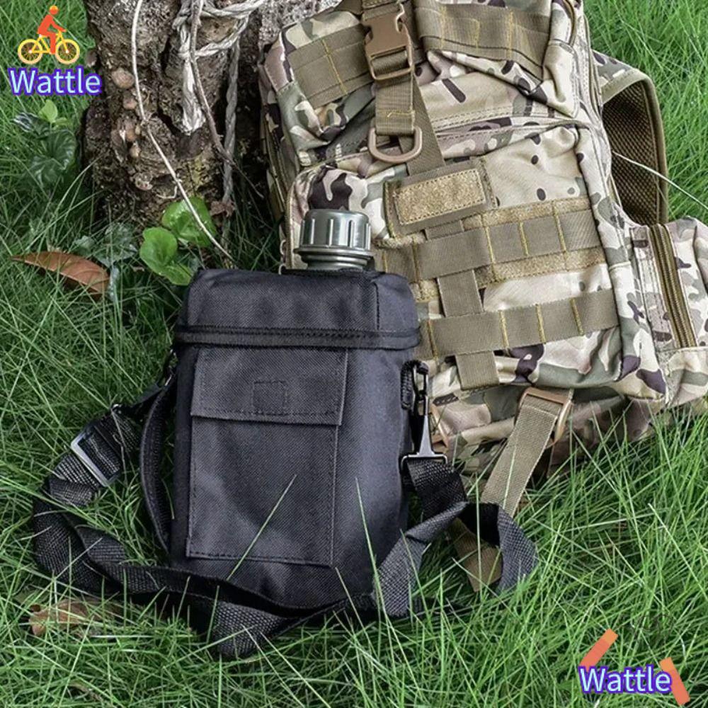 WATTLE Flask, Camping Supplies Water Kettle, PE 2L Hip Flask Camping