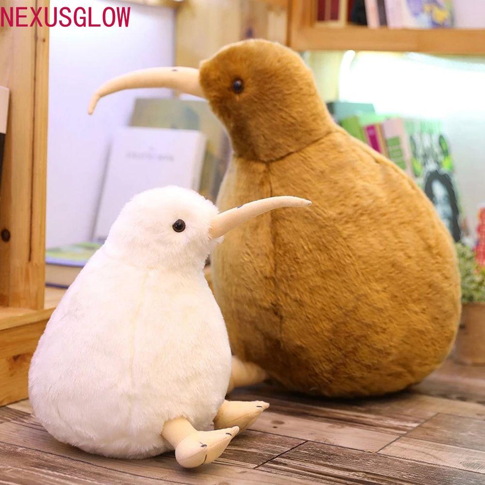 NEXUSGLOW Kiwi Bird ของเล่นตุ๊กตาคริสต์มาสน่ารักเหมือนจริง Kiwi Bird หมอนการ์ตูนตุ๊กตาเด็กของเล่นเด็