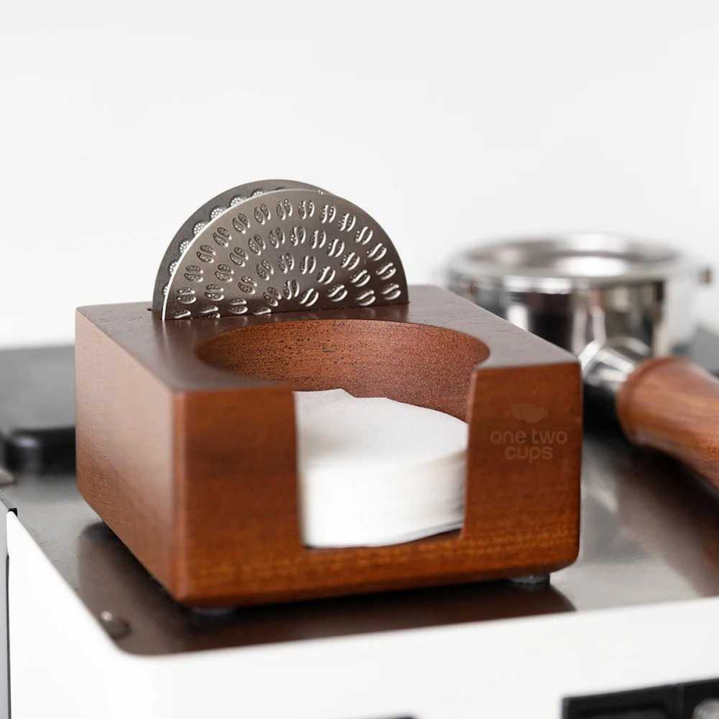 One Two Cups 2-in-1 Paper Filter Puck Screen Espresso Storage - A-52